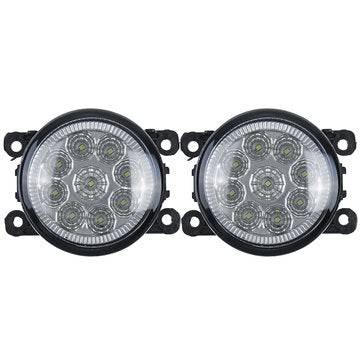 Pair Car Front LED Fog Lights Lamps with H11 Bulbs White For Land Rover Discovery 4 Range Rover Spor