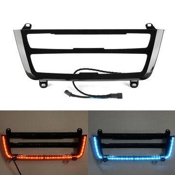 Illuminated LED Dual Color AC Radio Trim Retrofit For BMW 3 4 M3 M4 Series F30 F31 F32 F33 F34 F36 F