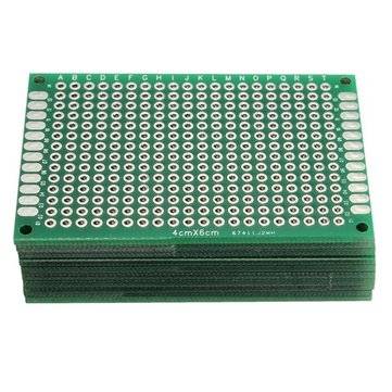 Geekcreit 40pcs FR-4 2.54mm Double Side Prototype PCB Printed Circuit Board