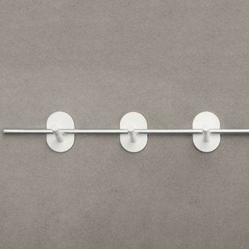 Happy Life 3PCS 8H Adhesive Multi-function Hooks / Wall Mop Strong Hook Holder For Bathroom Bedroom