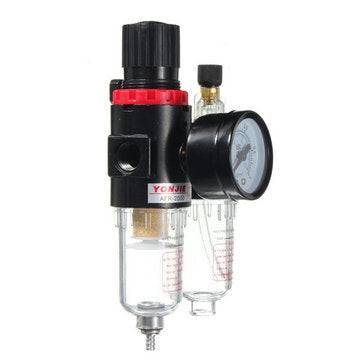 G1/4" In line Air Compressor Filter Regulator Gauge Trap Oil Water Regulator