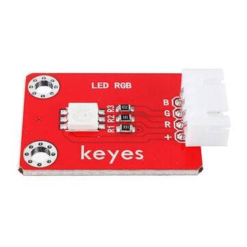 Keyes Brick Warn Light LED RGB Module (pad hole) Anti-reverse Plug White Terminal Digital Signal
