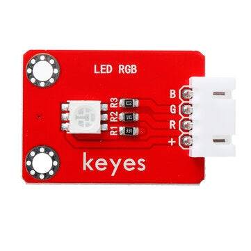 Keyes Brick Warn Light LED RGB Module (pad hole) Anti-reverse Plug White Terminal Digital Signal