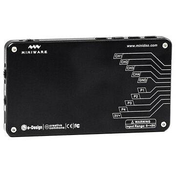 LA104 Digital Logics Analyzer 2.8 inch Screen 4 Channels Oscilloscope SPI IIC UART Programmable 100M
