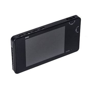 LA104 Digital Logics Analyzer 2.8 inch Screen 4 Channels Oscilloscope SPI IIC UART Programmable 100M