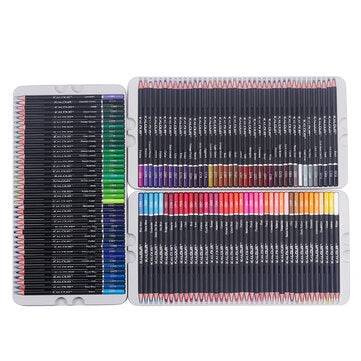 KALOUR 120 Color Pencil Set Professional Smooth Oil Color Drawing Pencil Kit Rich Pigment for Adult