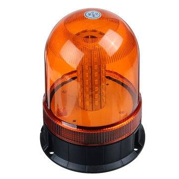 DC12-24V 80LEDs Magnetic Roof Rotating Flash Amber Beacon Strobe Tractor Warning Signal Light