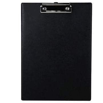 Deli 9224 A4 PVC Clip Board Portable Black Writing Board Clipboard Office School Meeting Accessories