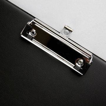 Deli 9224 A4 PVC Clip Board Portable Black Writing Board Clipboard Office School Meeting Accessories
