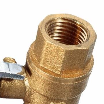 Brass Ball Valve 1/4 Inch Female NPT Full Port 600 WOG- UL Listed FM Approved Valve