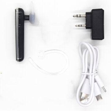 Baofeng Walkie Talkie Headset PTT Wireless Bluetooth Earphone for Two way Radio K Port Wireless head