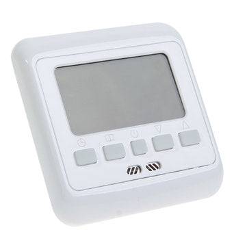 Digital Thermostat Weekly Programmable 16A 230V AC Wall Floor Thermostat With Sensor Cable Room Heat