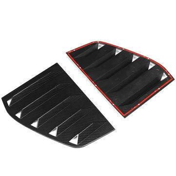 Carbon Look Window Louver Rear Side Vent Cover For VW GOLF 6 MK6 GTI R 2010-2014