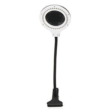 Clip-on 5X/10X Led Magnifying Glass Desk Lamp Electric USB Plug-in Magnifying Lamp