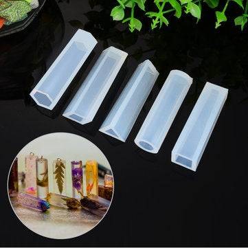 98Pcs/Set Pendant Trays Set DIY Jewelry Bezel Making Crystal Bracelet Pendant Silicone Resin Mould J