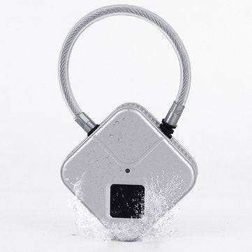 Bakeey Fingerprint Padlock Anti-theft Smart Door Lock Waterproof Dustproof Multi-f... (COLOR1: GOLD)