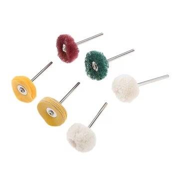 6pcs Polisher Buffer Wheel Polishing Buffing Pad Kit for Rotary Tool