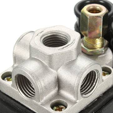 7.25-125PSI Air Compressor Pressure Switch Air Valve Manifold Compressor Regulator Gauges 240V