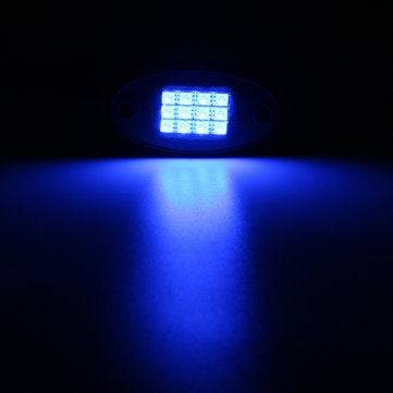 6Pcs Universal Colorful RGB LED Car Rock Lights  RF Dual Remote Control 5050 72 Led Waterproof IP68