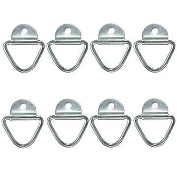 8pcs Tie Down Lashing Ring Cheat Zinc Plated For Boat Horsebox Trucks Trailer Van