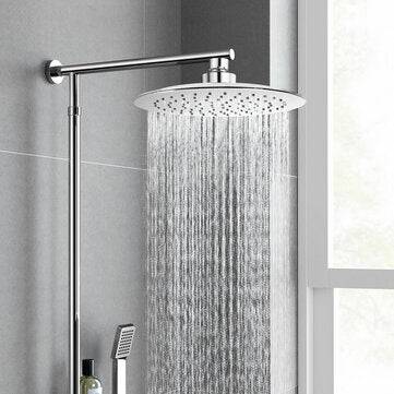 10`` Round High Pressure Rainfall Shower Head 9.6L/min Self-cleaning Nozzles