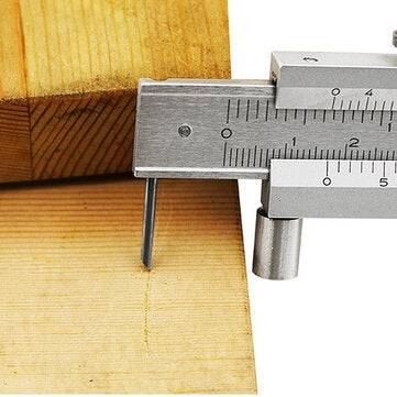 0-200MM Parallel Ruler Crossed Caliper Cursor Marking Stainless Steel Caliper Carbide Needle Marking