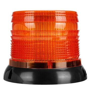 72 LED Magnetic Flashing Amber Beacon Warning Emergency Rotating Strobe Light