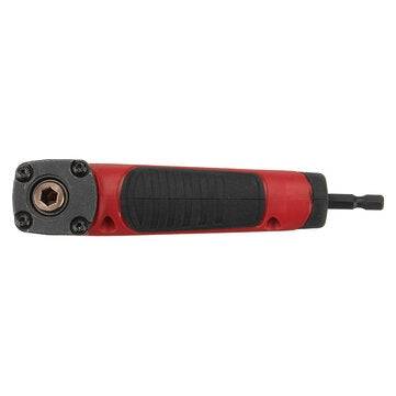 1/4 Inch Hex Shank Right Angle Attachment Adapter Right Angle Drill Driver Screwdriver Extension Hol