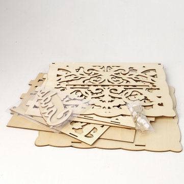 DIY Rustic Wooden Wedding Card Box Wedding Advice Box with Lock Wedding Party Favor