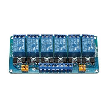 6 Channel 12V Relay Module High And Low Level Trigger BESTEP for Arduino - products that work with o
