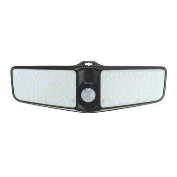 80 LED Solar Wall Lights Outdoor Security Lighting Nightlight Motion Sensor Lamp Waterproof IP65 Gar