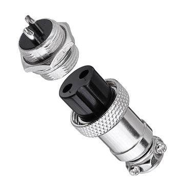 5pcs GX16-2 Pin Male And Female Diameter 16mm Wire Panel Connector GX16 Circular Aviation Connector
