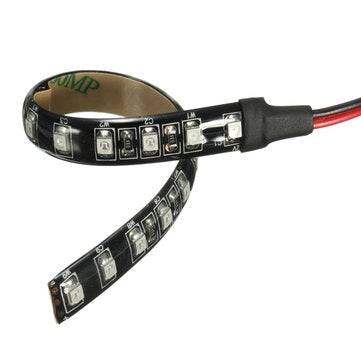 6inch Motorcycle Flexible 18 LED Turn Signal Indicator Light Strip Amber Bright