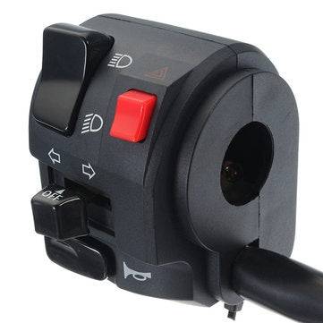 7/8inch Universal Motorcycle Left Switch Turn Signal Light Horn Button Handlebar