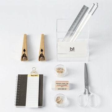 A&MAISON Delicate Desktop Storage Case Clear Acrylic Gadget DIY Crafts Parts Organzier Box