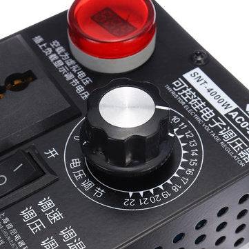 AC 220V 4000W Electronic Variable Voltage Regulator Speed Motor Fan Control Controller