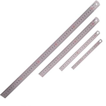 BAOKE 1Pcs 15cm/20cm/30cm/50cm Stainless Steel Straight Ruler Double Scale Student R... (SIZE: 50CM)