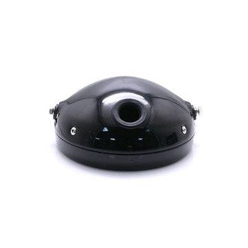 7 inch Motorcycle Headlight Housing Black Aluminum Headlamp Cover Shell Bowl Mounting