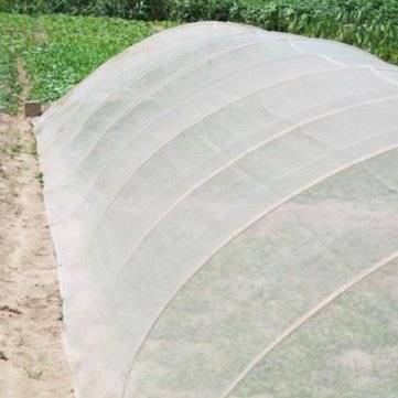3x7.6m White Vinyl Fabric Net Wear Resistance Barrier Net for Mosquito Bug Insect Bird Garden