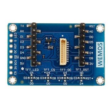 5pcs Wemos ESP8266 1.4 Inch LCD TFT Shield V1.0.0 Display Module For D1 Mini Board