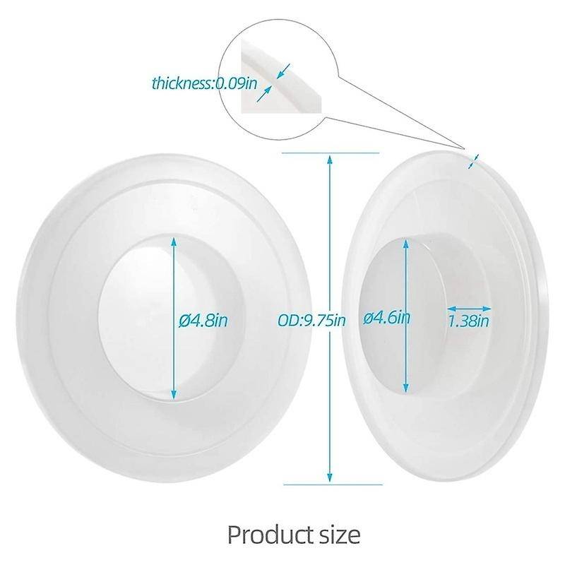 (2Pack)- Mixers Bowl Covers for 6 Quart Bowl Fermentation Lid -Lift Models KV25G and KP26M1X