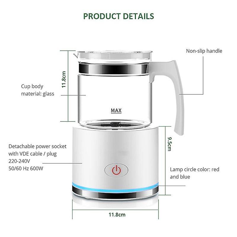 ,electric Warmer with Hot Or Cold Functionality for Cappuccino Latte Macchiato Hot Chocolate Eu Plu