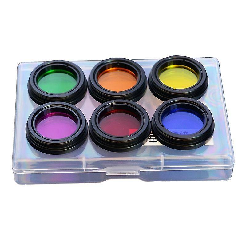 0.96 Inch Color Astro Filters Set for Astronomical Telescopes Ocular Lens Planets Nebula Filter SkyG