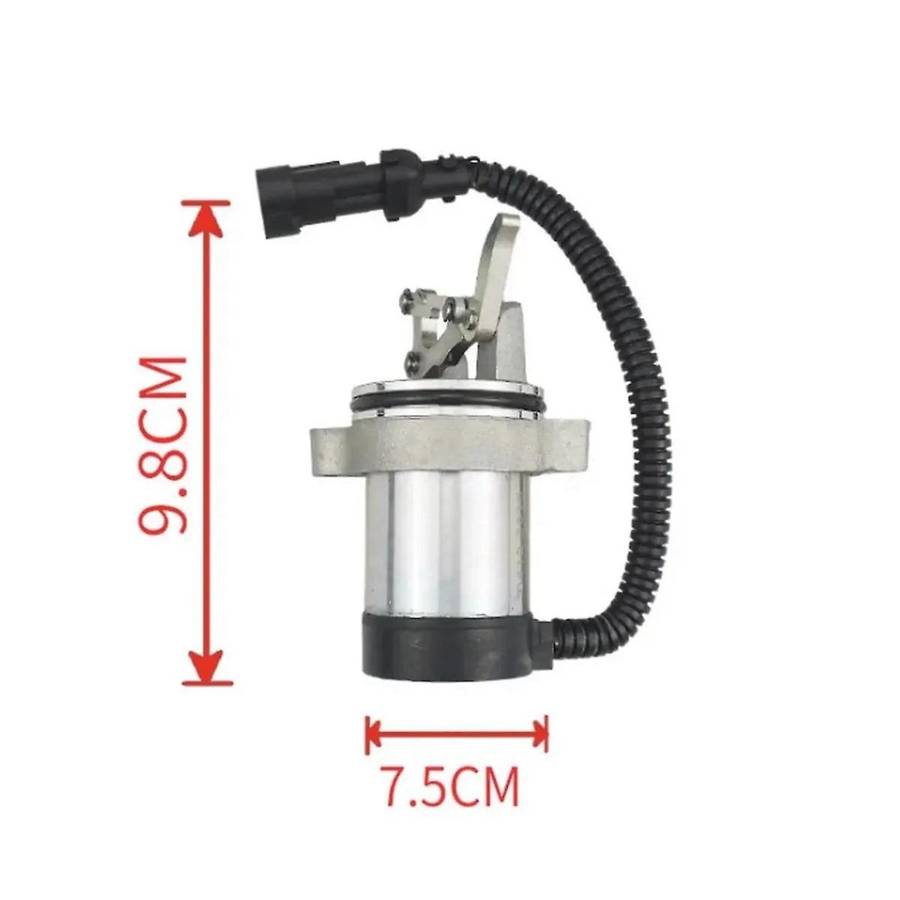 04103816 12v Fuel Solenoid Valve Flame Out Solenoid Valve Excavator Parts for Deutz