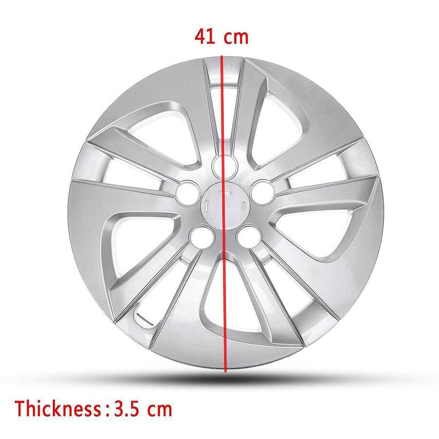 1 Pair 15 Inch Car Wheel Cover Hub Cap Replacement for Prius 2016-2018