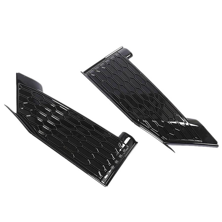 1 Pair Black Front Fog Light Lamp Frame DRL Cover Trim Sticker for 10Th Gen 2016-2021