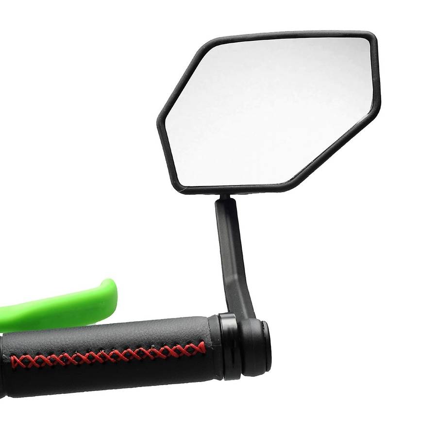 1 Pair Bicycle Mirror Safe Bike Rear View Mirror 360Rotating Bar End Mirror for Mountain Bike Handle