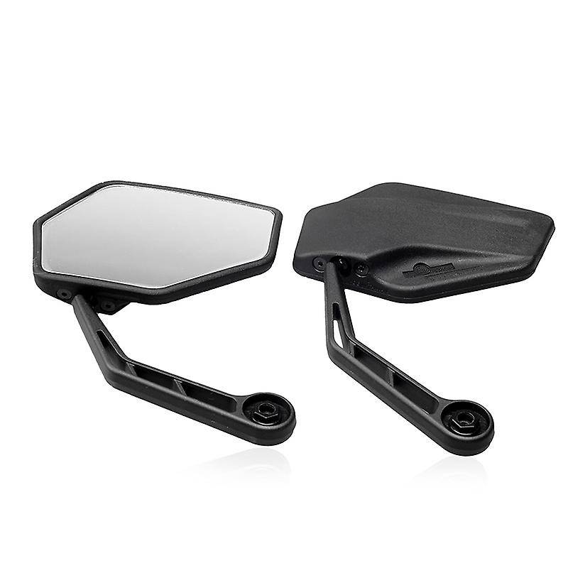 1 Pair Bicycle Mirror Safe Bike Rear View Mirror 360Rotating Bar End Mirror for Mountain Bike Handle
