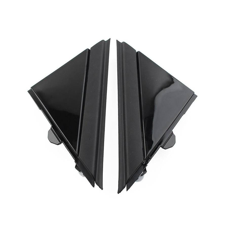 1 Pair Bright Black Rear View Mirror Triangle Mirror Decorative Plate 1SH17KX7AA 1SH16KX7AA for 2012