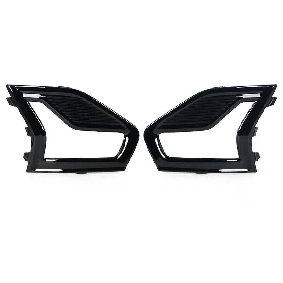 1 Pair Car Front Bumper Fog Lamp Cover Fog Lamp Grille Foglamp Trim Frame for 2019-2020